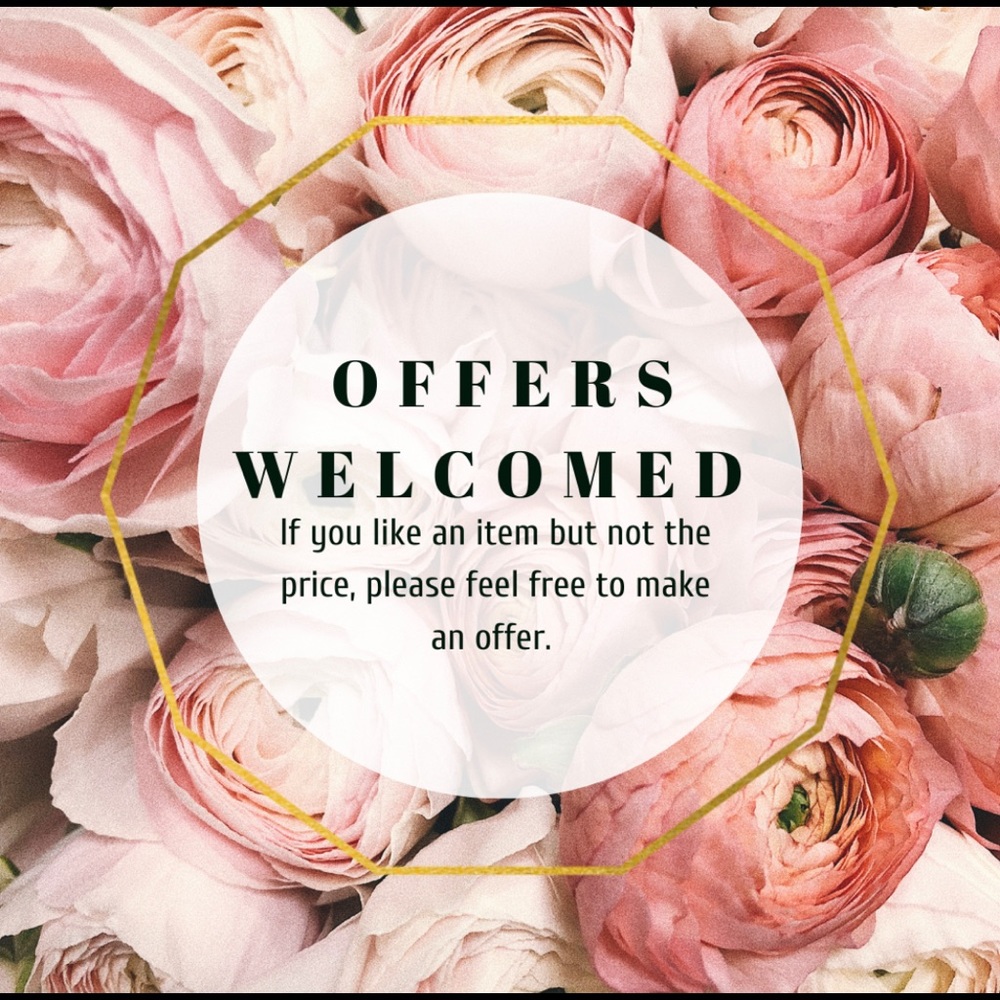 Offers are welcomed!